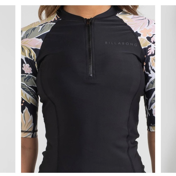 Billabong Sunset Short Sleeve Rash Vest - Picture 4 of 5